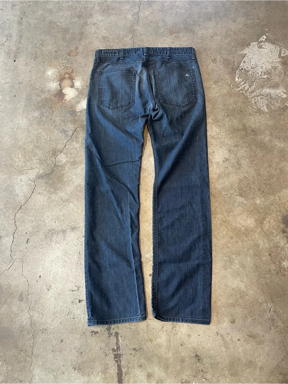 Rag & Bone Handmade Straight Fit Jeans